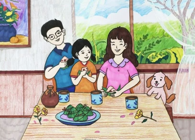 huong-dan-ve-tranh-gia-dinh-hanh-phuc-cho-tre